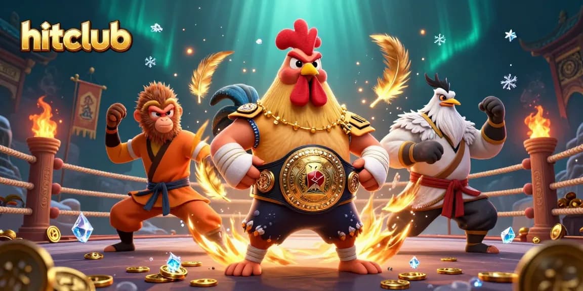 Engage with hitclub's gaming adventure featuring vibrant characters and dynamic casino elements.