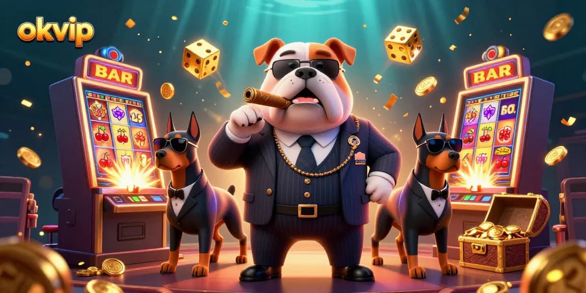Engage with exciting okvip casino games featuring vivid slot machines, golden treasures, and lively characters.