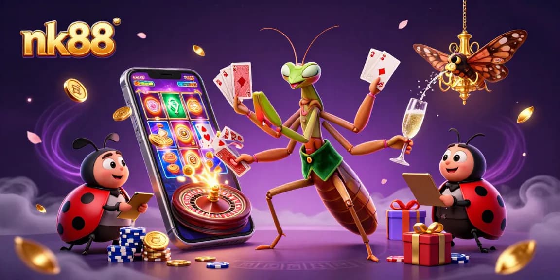 Nk88 offers an exciting casino experience with dynamic gaming elements and vibrant visuals.