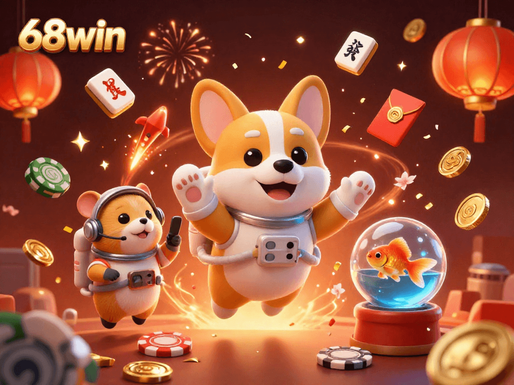 Engage in thrilling games at 68win with a vibrant space casino adventure.