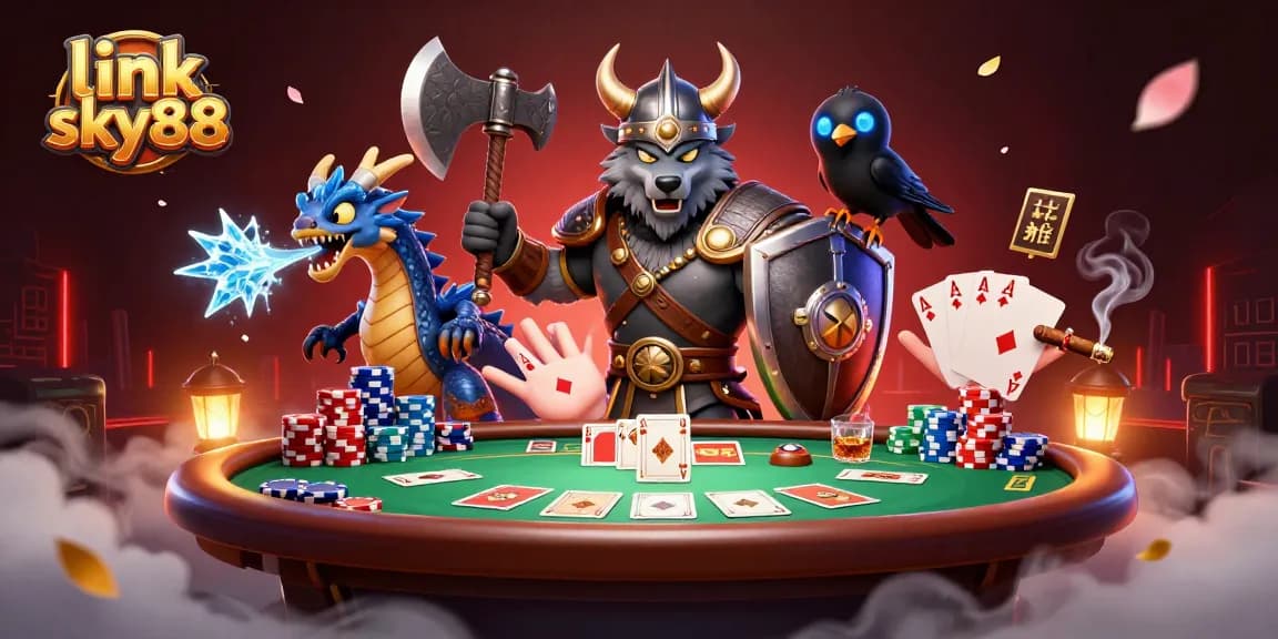 Join the excitement at link sky88 while playing poker with extraordinary characters and elements.