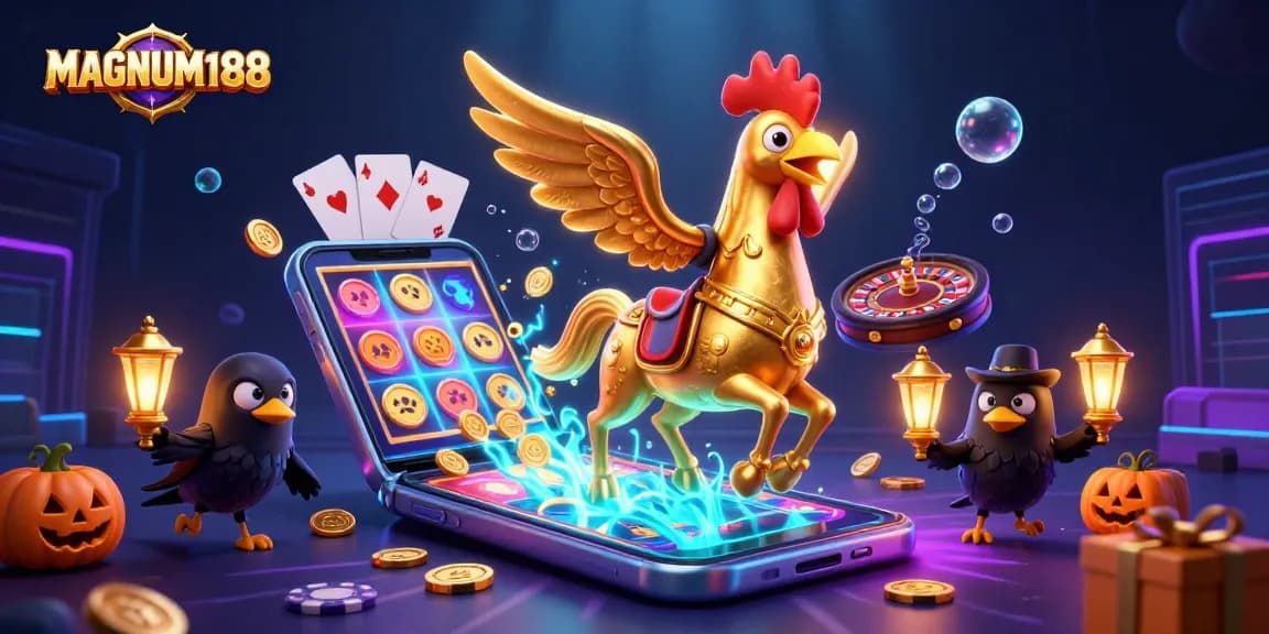 Experience MAGNUM188 with a colorful slot game action and dynamic casino atmosphere.