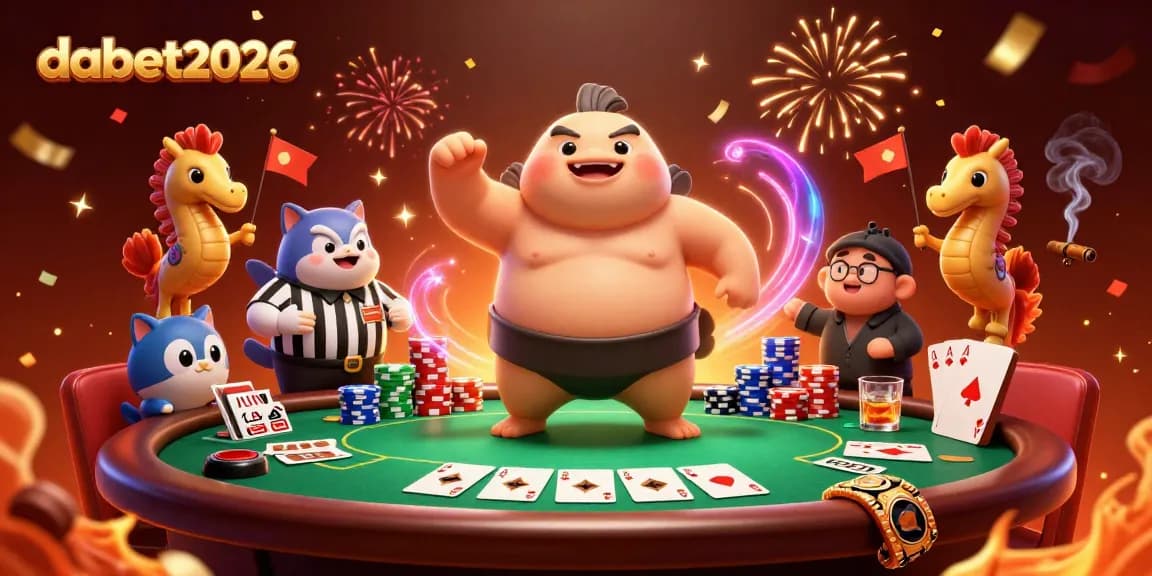 Experience the thrill of dabet2026 with a vibrant underwater casino scene celebrating poker.