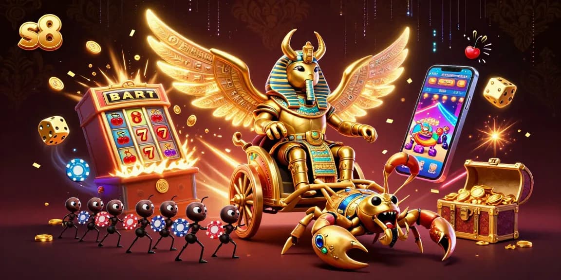 Engage with exciting s8 gaming experiences featuring vibrant scene elements and casino action.