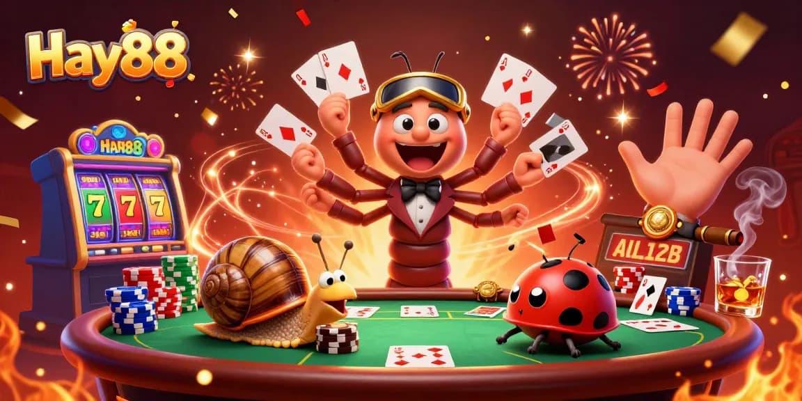 Experience thrilling wins with Hay88 in a vibrant casino scene filled with action!