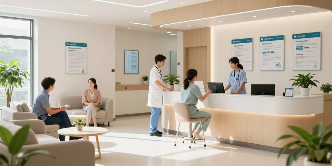 Luck8 healthcare services providing patient care in a modern clinic setting with compassionate doctors and advanced medical facilities.