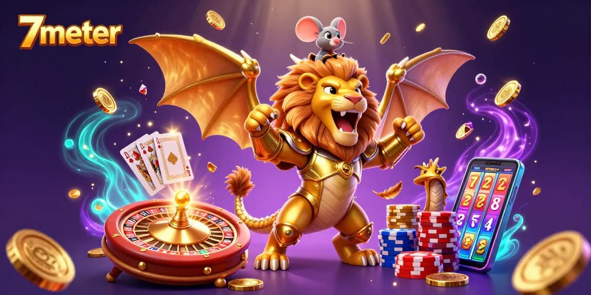 Engage with 7meter’s thrilling gaming experience, featuring triumphant chimera and casino elements.
