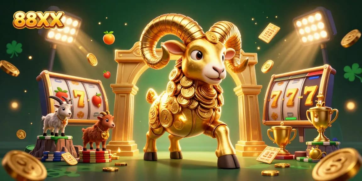 Engage with the 88XX online casino, featuring golden elements and dynamic slots for thrilling gameplay.