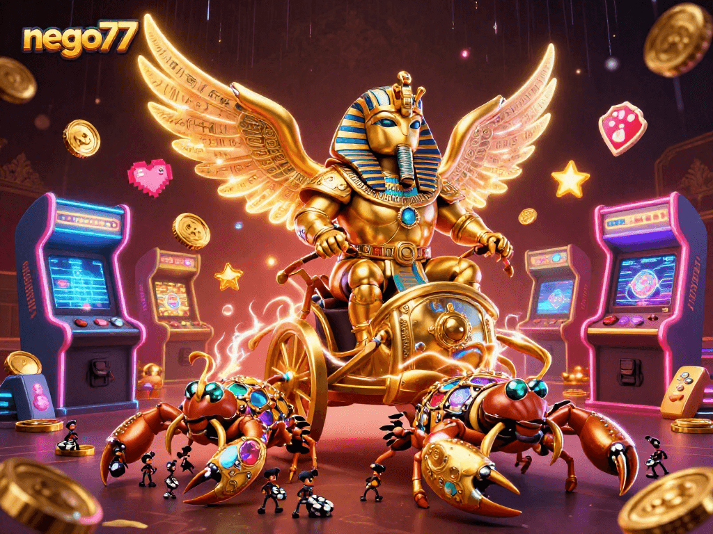 Experience thrilling wins with nego77's vibrant casino-themed gaming adventure!
