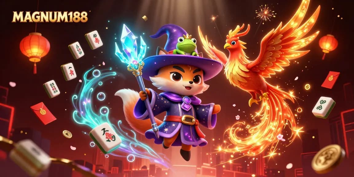 Engage with winning strategies at MAGNUM188, where mystical characters illuminate the casino world.