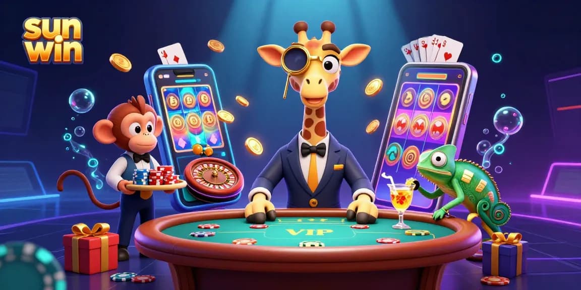 Join the fun at sun win with thrilling slot games, poker action, and luxurious casino ambience.