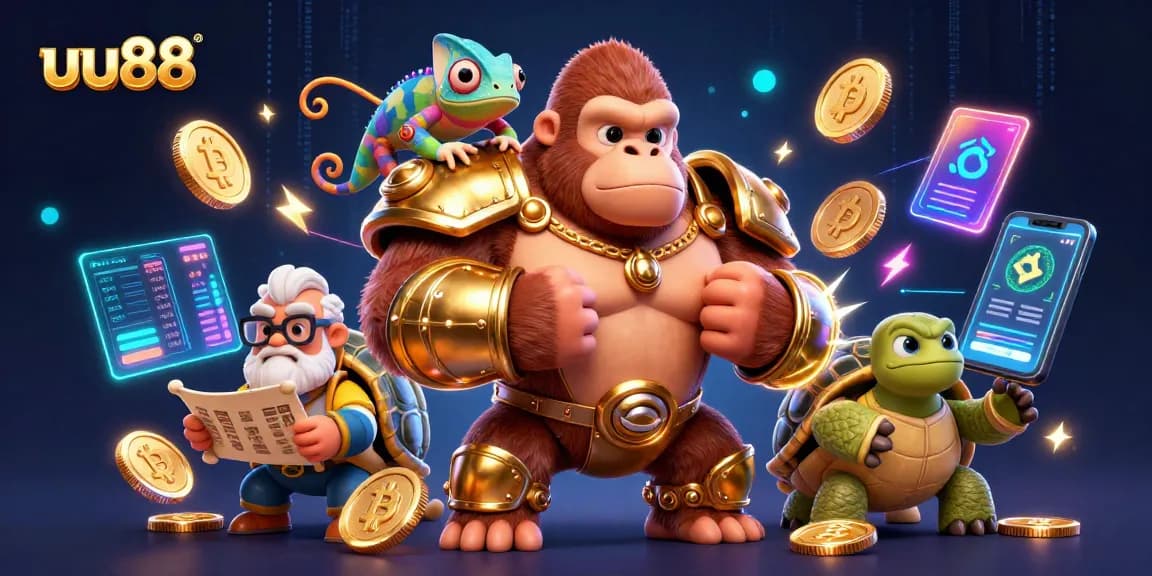 Engage with the exhilarating experience of uu88 gaming with vibrant characters in a dynamic casino scene.