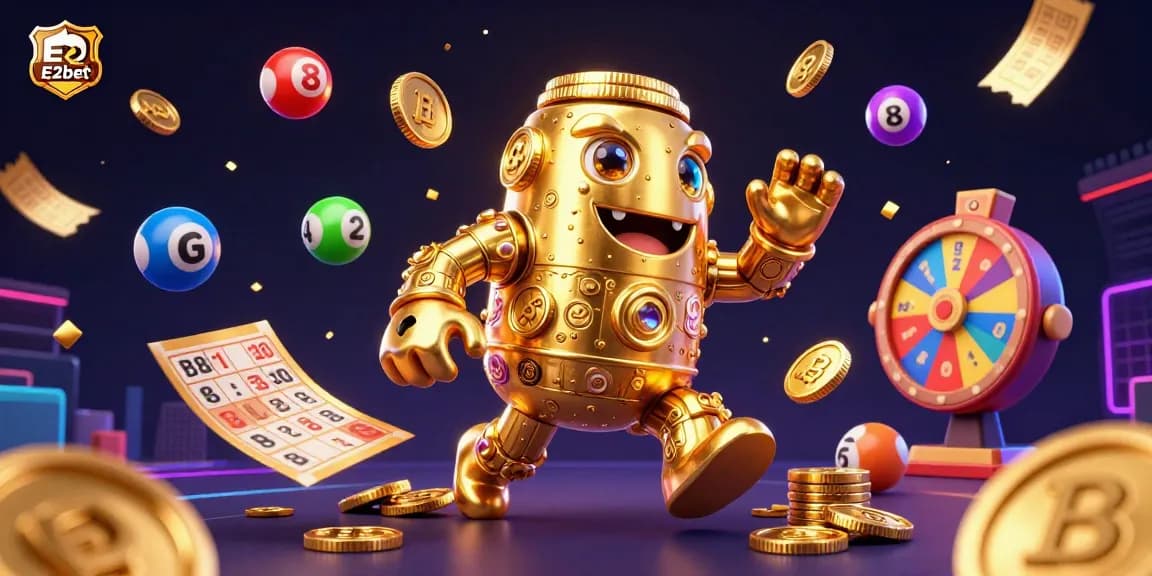 E2bet enhances your gaming adventure with vibrant games and dynamic casino illustrations.