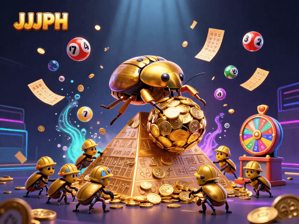 Engage with JJJPH in a vibrant casino-themed illustration showcasing gaming excitement and rich visuals.