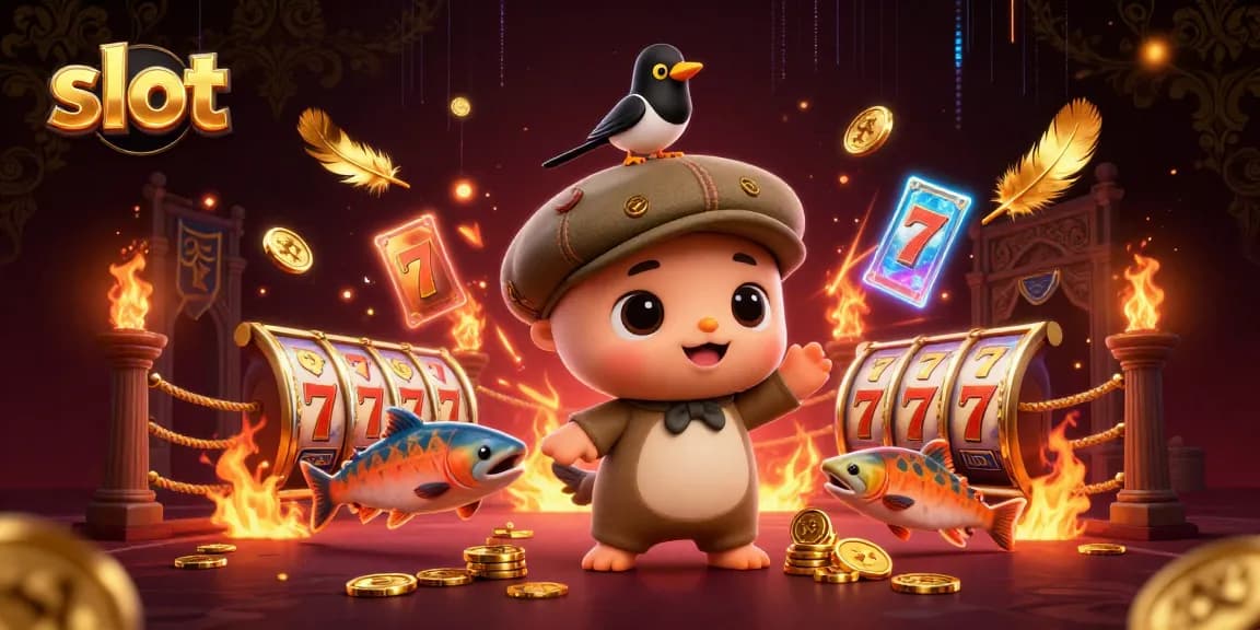 Spin the slot reels with baby Nessie and friends for jackpot chances!