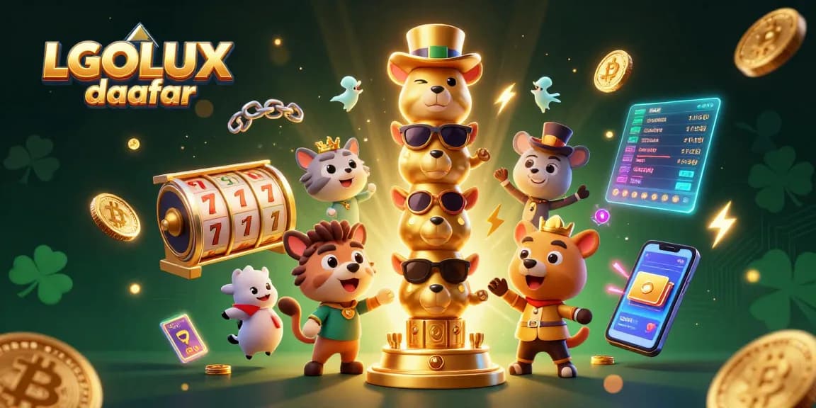 Experience the thrill of gaming with LGOLUX daftar in this vibrant casino scene.