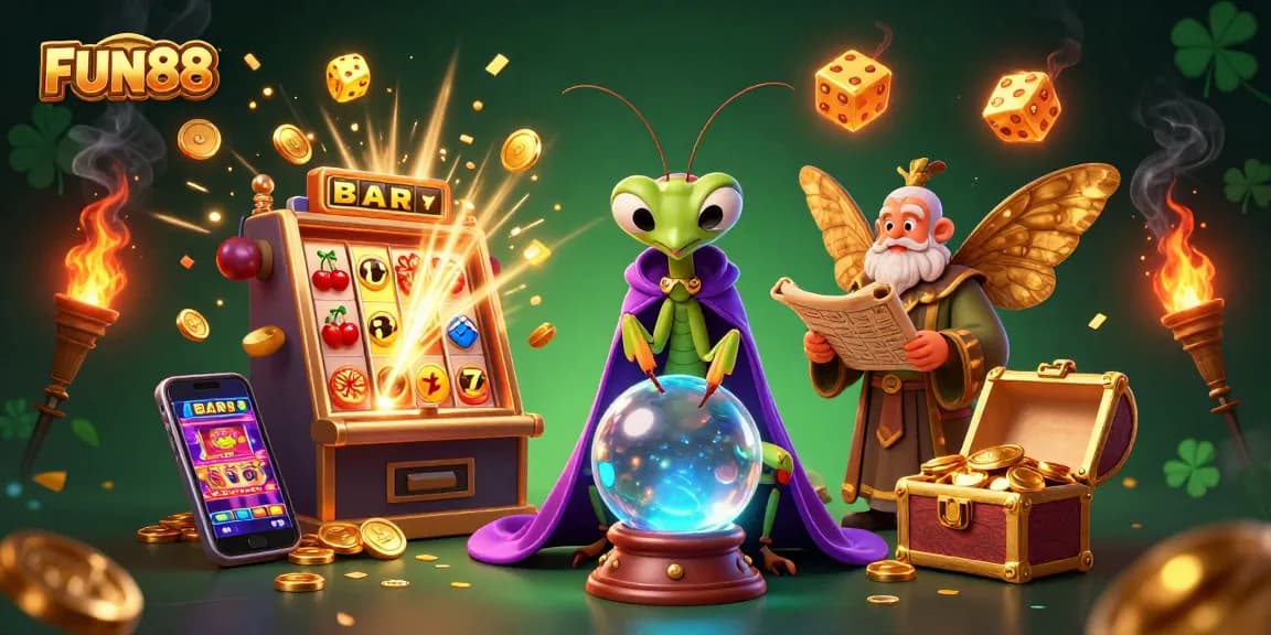 Experience thrilling wins at FUN88 with a mystical casino realm and dynamic game elements.