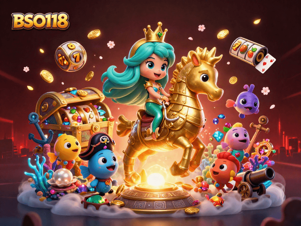 Engage with the thrilling BSO118 slot experience featuring vibrant mermaid visuals and dynamic gameplay elements.