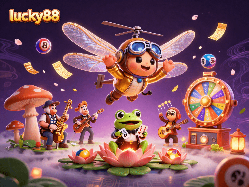 Experience thrilling gameplay with lucky88 featuring vibrant casino characters and dynamic game elements.
