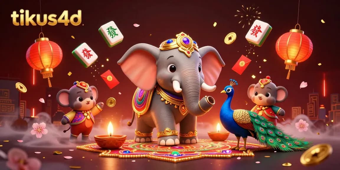 Experience winning strategies with tikus4d in this vibrant casino-themed 3D illustration.