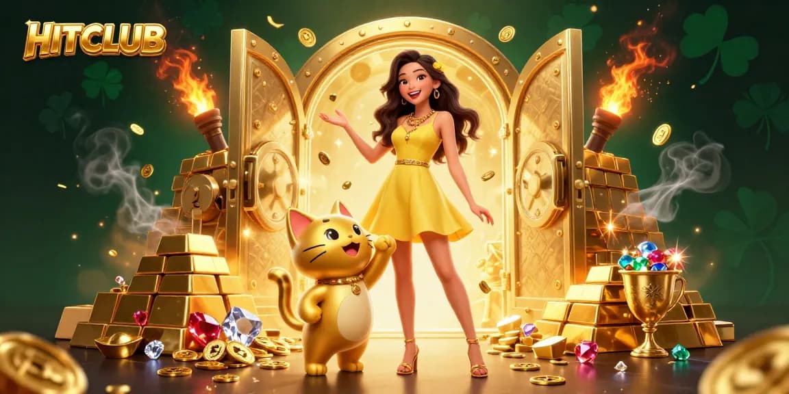 Experience exciting gameplay at HITCLUB, with glowing treasures, heartwarming moments, and delightful interactions.