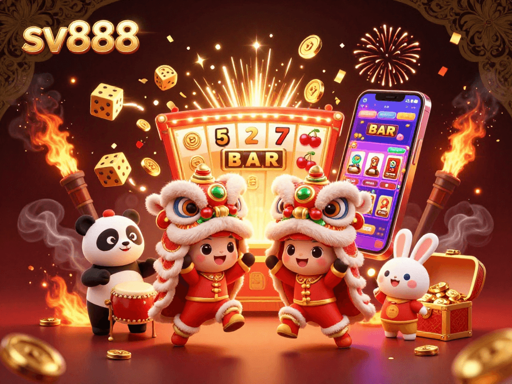 Experience thrilling wins at sv888 with dynamic illustrations of jackpot celebrations and casino adventures.