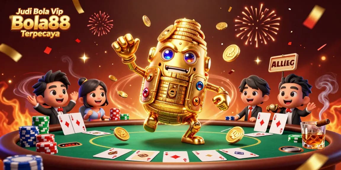 Engage in Judi Bola Vip Bola88 Terpercaya with vibrant 3D visuals showcasing excitement and winning opportunities.