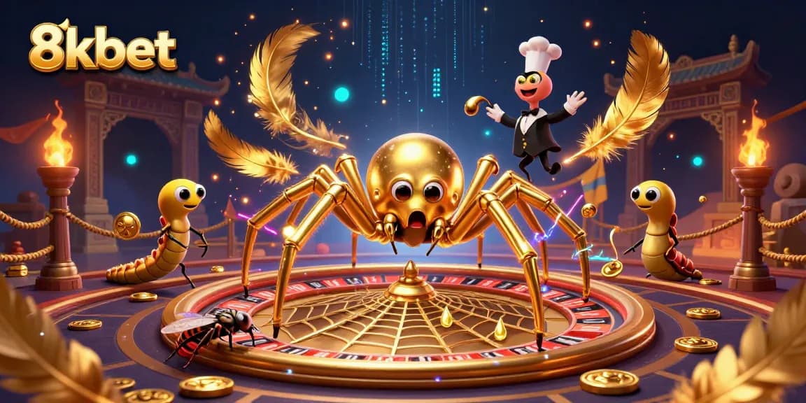 Bet on thrilling games and jackpots with 8kbet, featuring rich visuals of casino fun.
