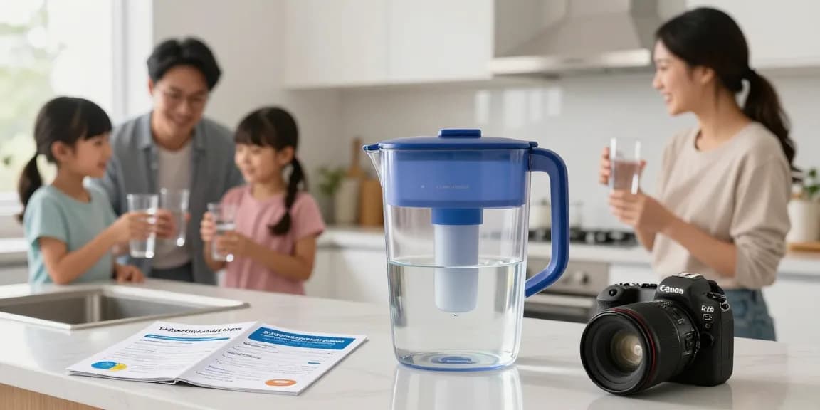 Waterdrop PT-04C-A Alkaline Water Filter Pitcher showcased by licensed professional, trusted provider in home services.