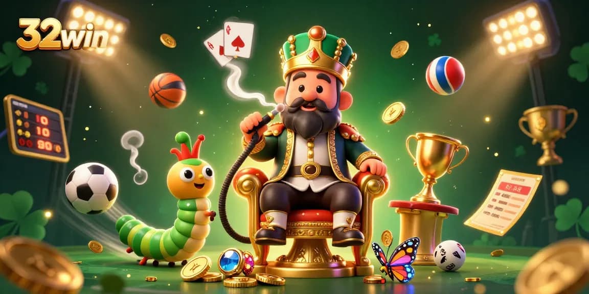 Experience exciting gameplay with 32win's vibrant betting scene featuring dynamic sports elements.