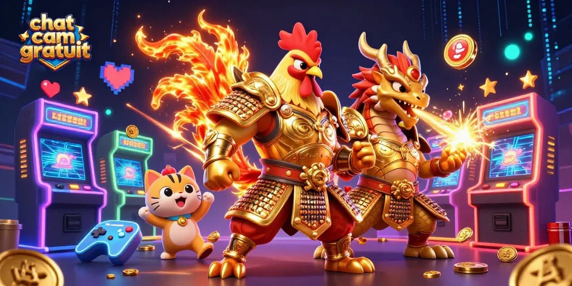 Engage in thrilling chat cam gratuit experiences with vibrant characters and casino-themed visuals.