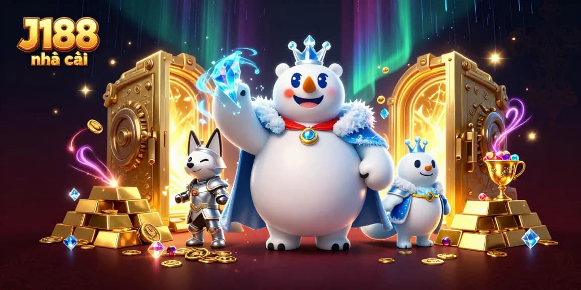 Experience the thrill at J188 nhà cái with treasures and excitement in a vibrant casino scene.