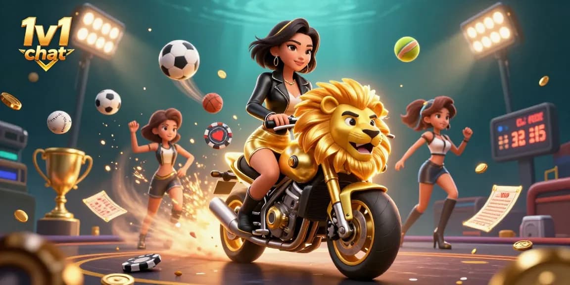 Engage in 1v1 chat with exciting live interactions and immersive experiences in a vibrant casino setting.
