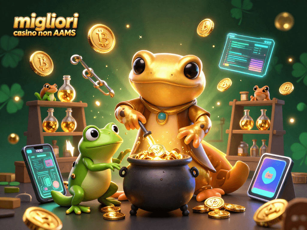 Scopri i migliori casino non AAMS mentre un alchimista trasforma metalli in oro magico.