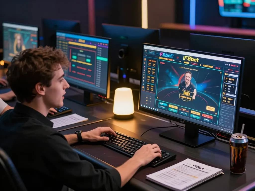 Engaged player adjusting strategies for live dealer games on F8bet platform