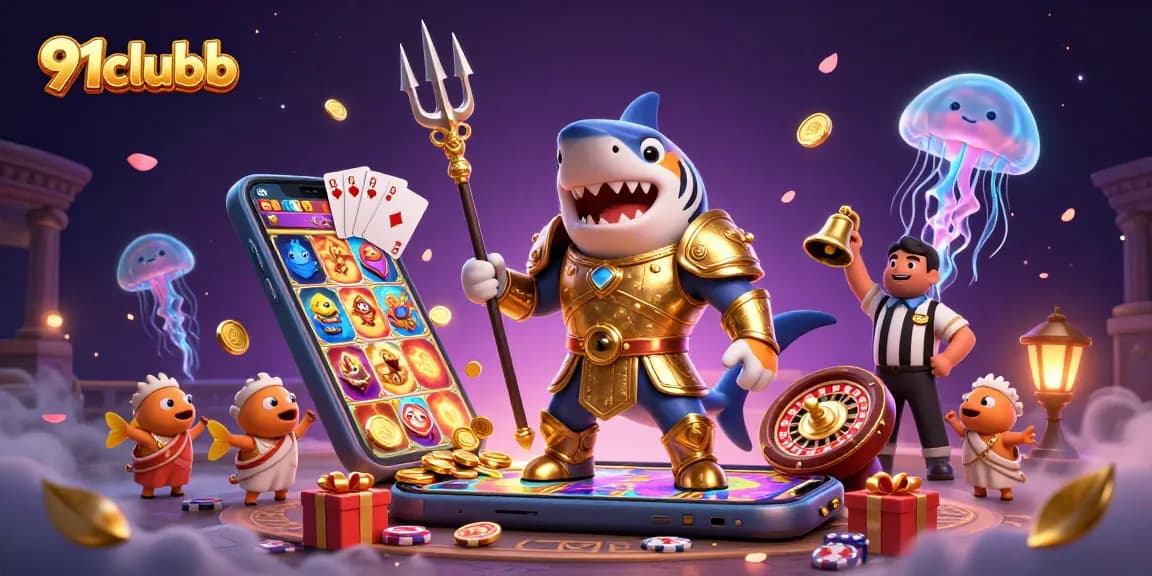 Engage with 91clubb in an underwater casino adventure with exciting gaming elements.