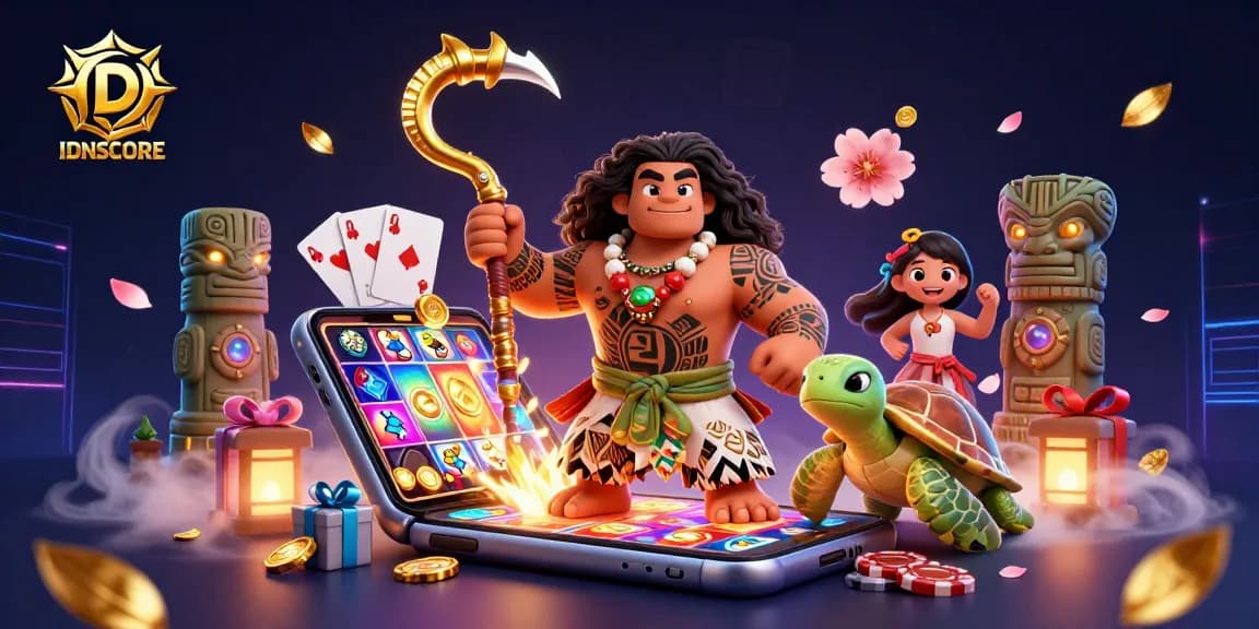 IDNSCORE players enjoy thrilling slot games with vivid graphics and golden rewards.