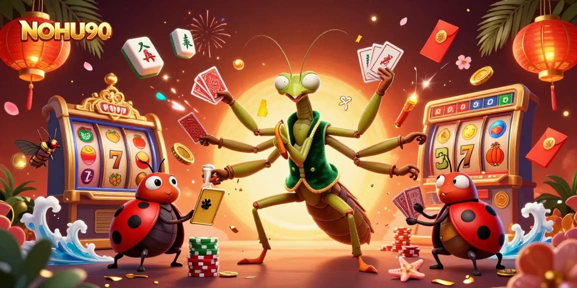 Engage with NOHU90's thrilling casino experience featuring lively characters and rich game elements.
