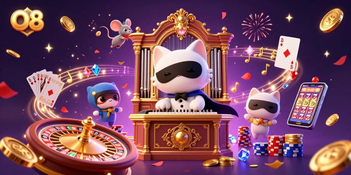 Engage in thrilling gaming adventures with O8's vibrant online casino featuring immersive experiences.