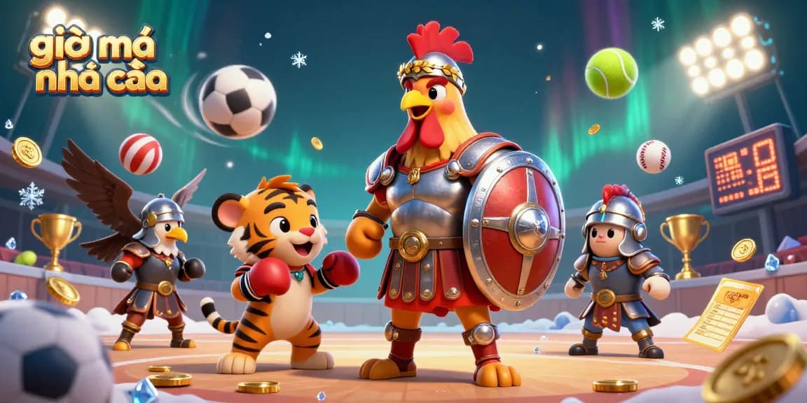 Experience the excitement of giải mã nhà cái with this dynamic 3D casino-themed illustration.