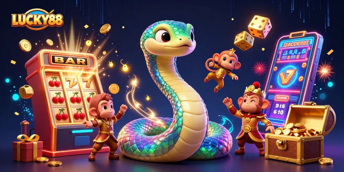 Experience the thrilling magic of LUCKY88 with vibrant colors, jackpot excitement, and engaging casino adventures.