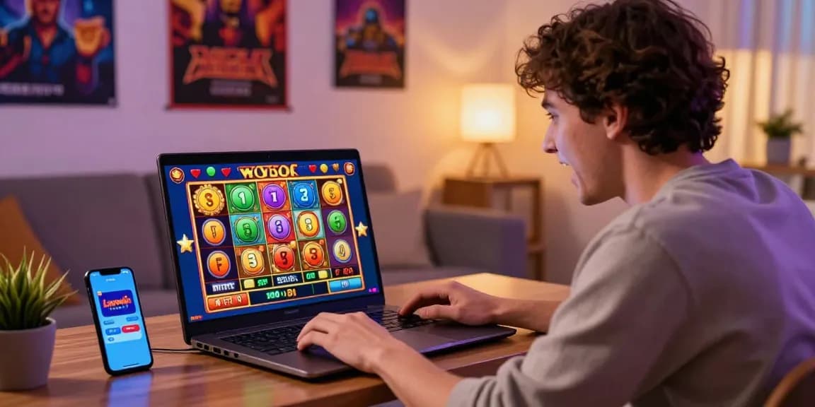 Experience the thrill of winning with Lavowin daftar online slot games in a vibrant setting.