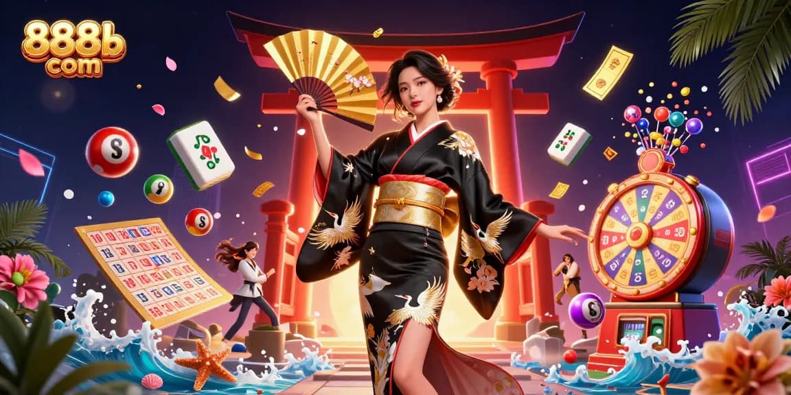 Experience the excitement of 888b com with vibrant games, as beautiful characters engage in thrilling gaming activities.