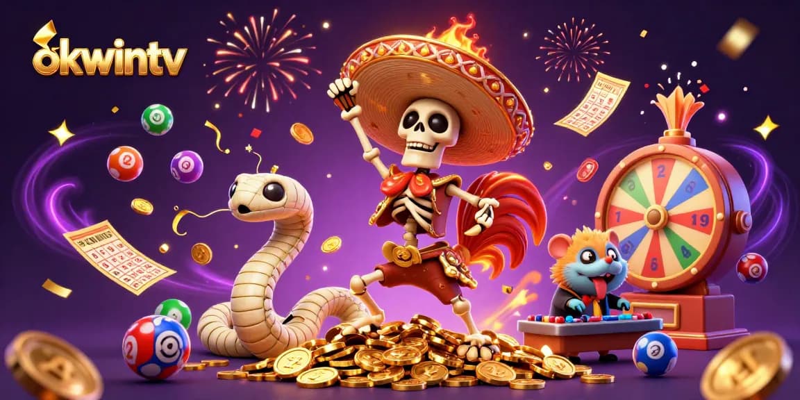 Engage with okwintv for thrilling lottery action amidst vibrant celebration.