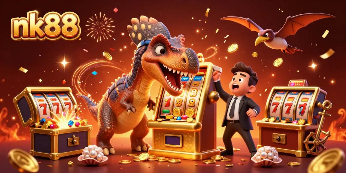 nk88 players enjoy a thrilling jackpot experience with vibrant creatures and action.