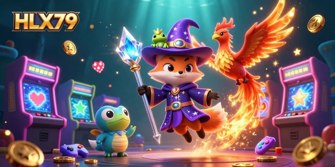 Experience HLX79's thrilling gaming adventure with vibrant visuals and interactive casino magic.