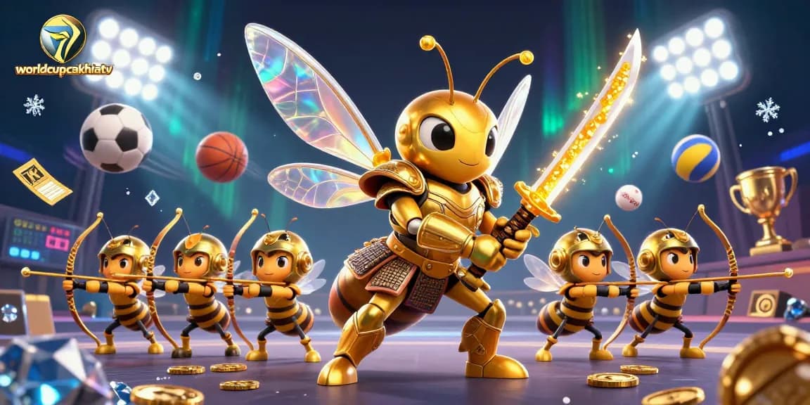 Bet on worldcupcakhiatv with dynamic 3D sports characters celebrating in an action-packed scene.