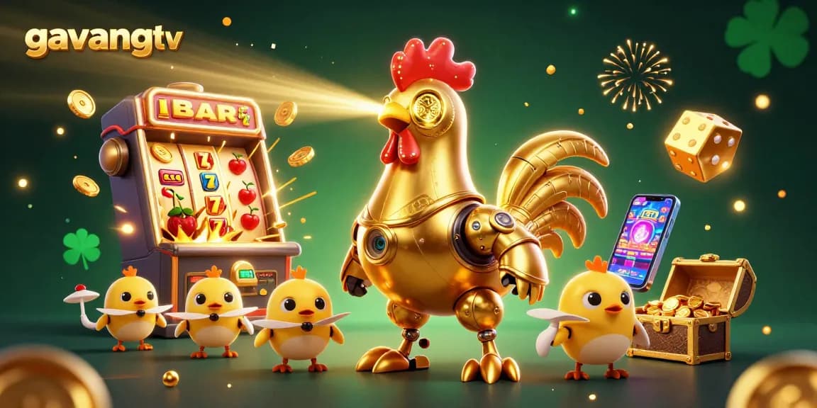 Experience the excitement of gavangtv's gaming explosion with laser-shooting characters and jackpots!