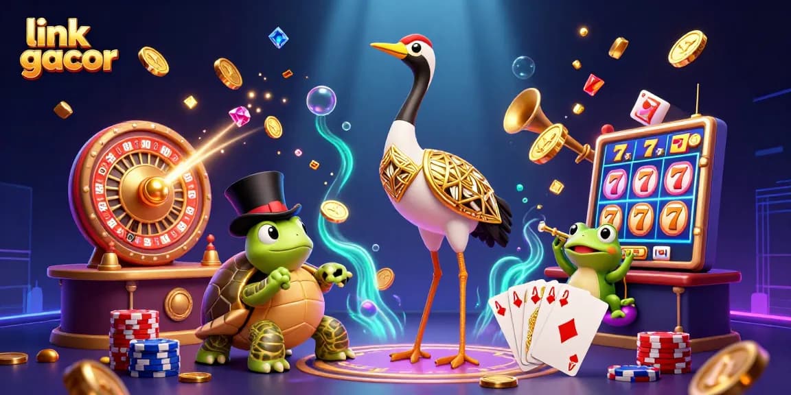 Engage with the exhilarating link gacor experience featuring vibrant casino characters and dynamic gameplay.