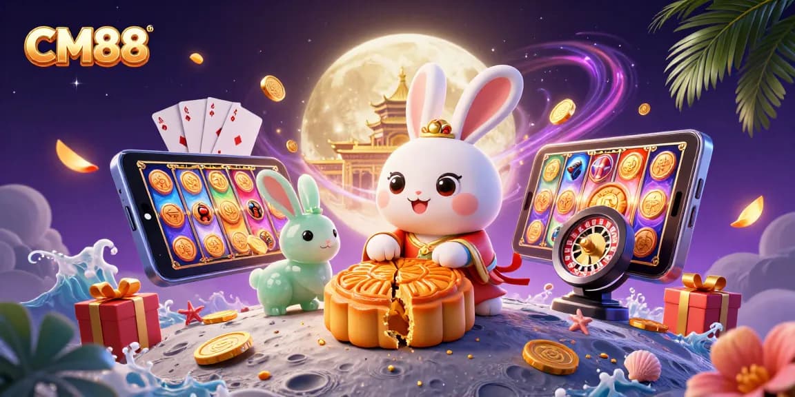 Experience thrilling gaming adventures at CM88 with vibrant characters and exciting casino elements.